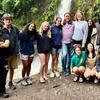 College of Science and Technology Dean Miguel Mostafa and a group of twelve Temple students studying sustainability in Costa Rica.