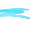a flourescent blue highlighter scribble