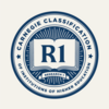 Carnegie Classification of Institutions of Higher Education R1 designation stamp.