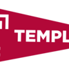 graphic of a Temple 'T' banner flag.