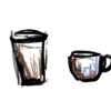 an illustration of a coffee cup and a travel mug.