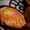 an abstract image of the crest on the broad street gates with the letters 'fpo,' for placement only
