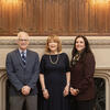 Bryant Simon, chair for the Honors Program, Jane Creamer Sullivan, class of 1970, and Amanda Neuber, director of the Honors Program